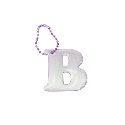 Reflective Letter Keyrings