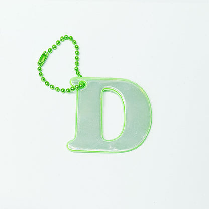 Reflective Letter Keyrings