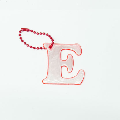 Reflective Letter Keyrings