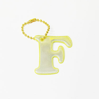 Reflective Letter Keyrings