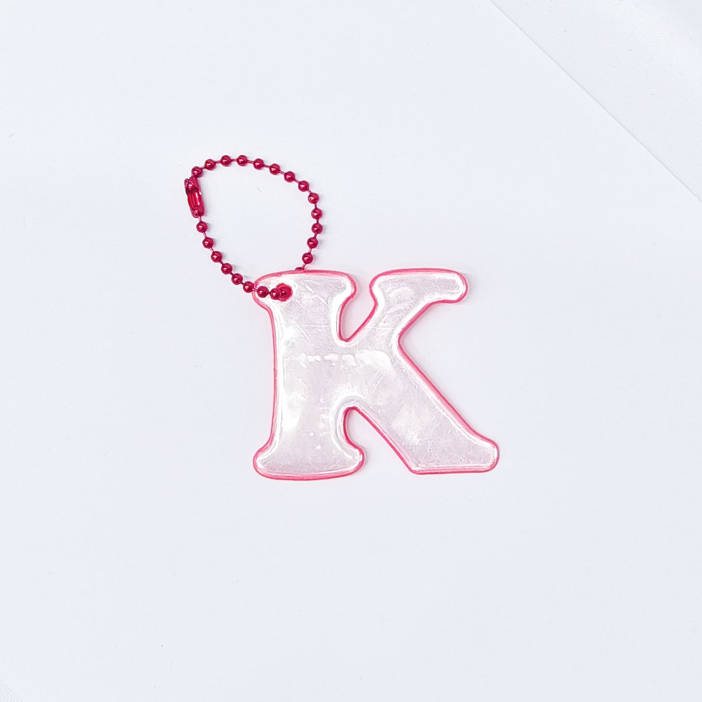 Reflective Letter Keyrings
