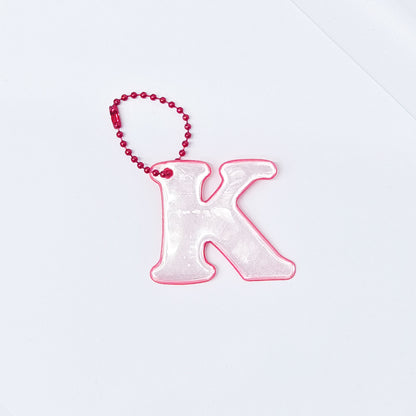 Reflective Letter Keyrings