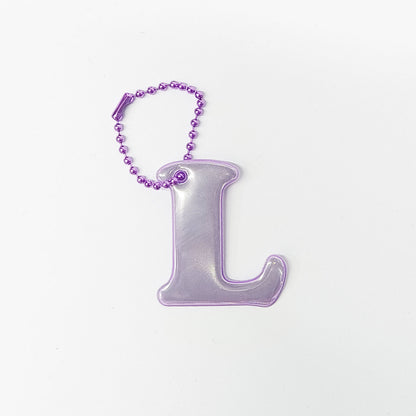 Reflective Letter Keyrings