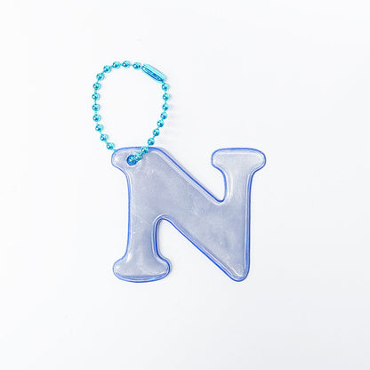 Reflective Letter Keyrings