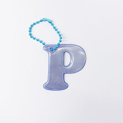 Reflective Letter Keyrings