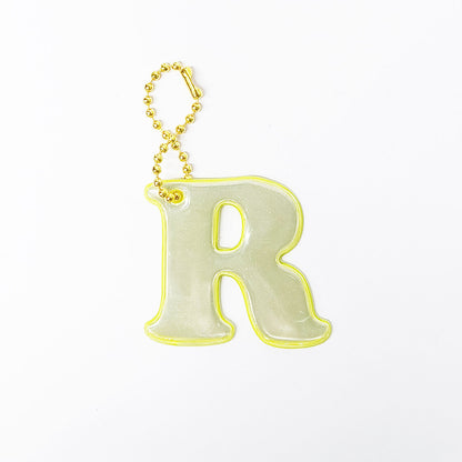Reflective Letter Keyrings
