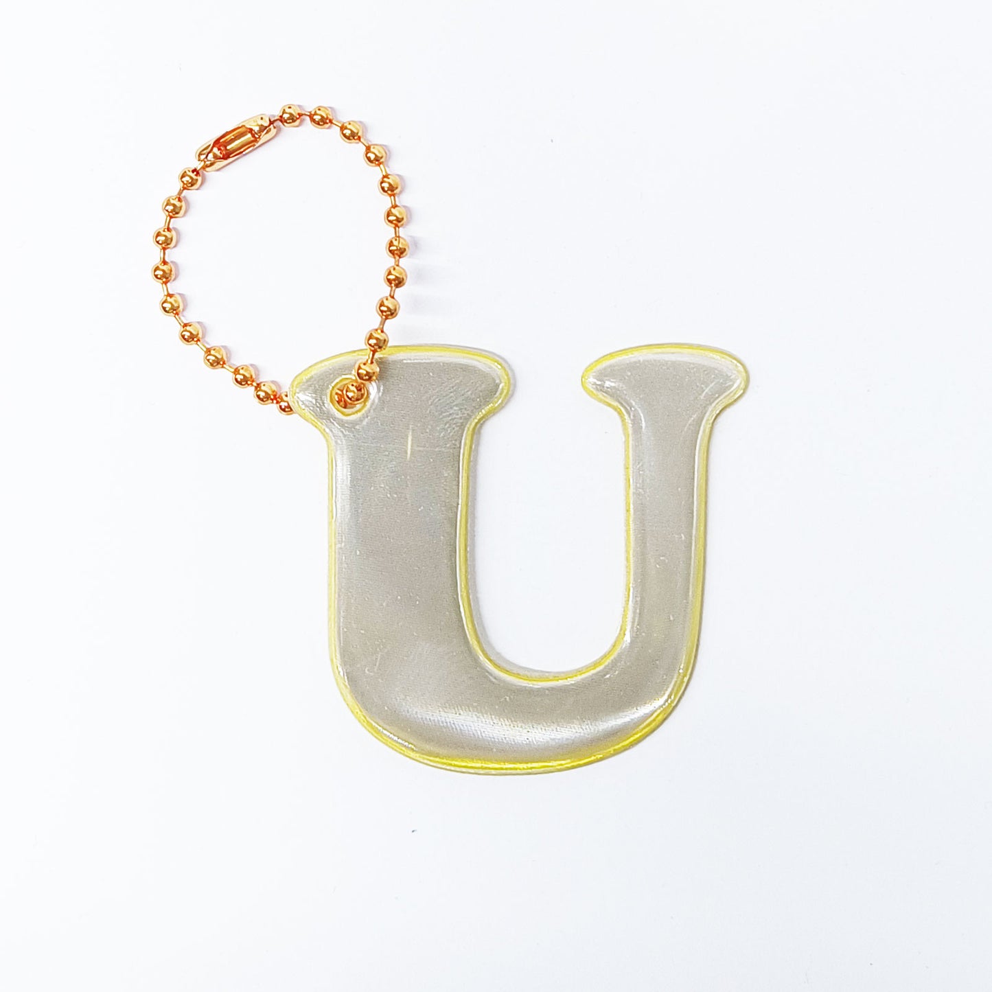 Reflective Letter Keyrings