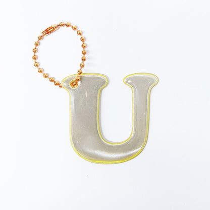 Reflective Letter Keyrings