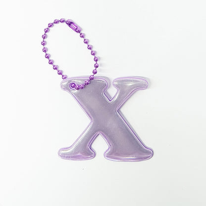 Reflective Letter Keyrings