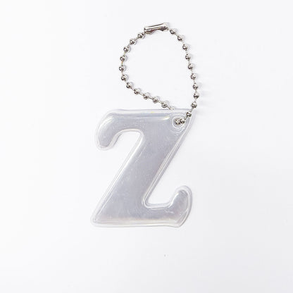 Reflective Letter Keyrings
