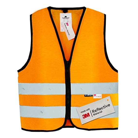 Close up of orange children's vest.